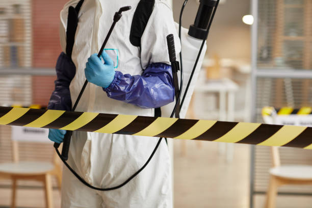 Professional Blood Cleanup technician working in Jasper, IN